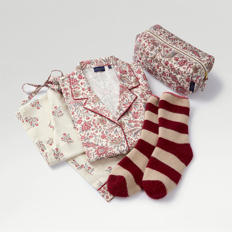 Newstead Pyjama, Make Up Bag & Terry Socks Bundle