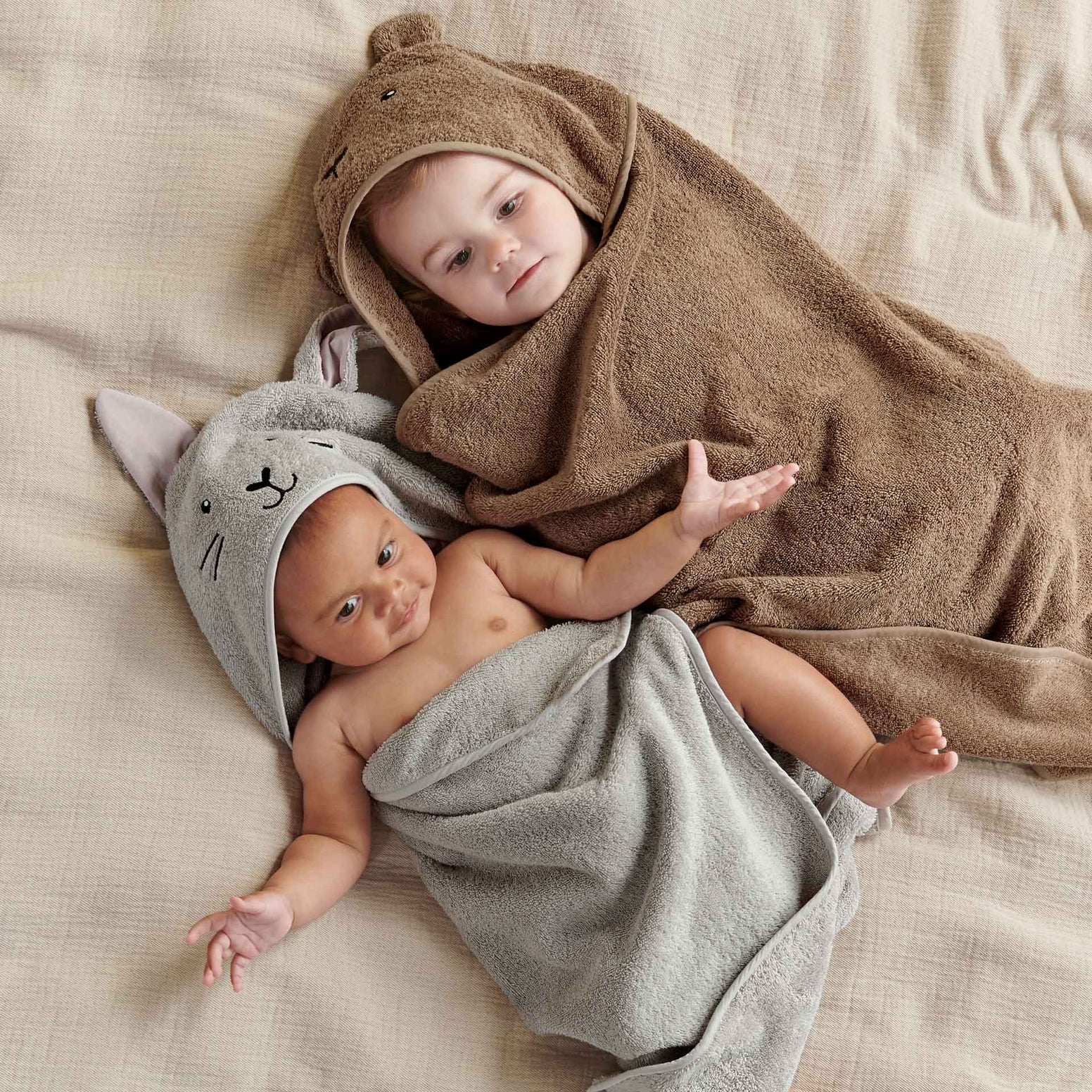 Bunny Cuddle Wrap & Mitt Set