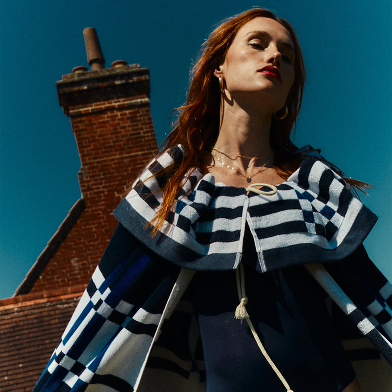 Chequers Swim Robe