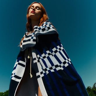 Chequers Swim Robe