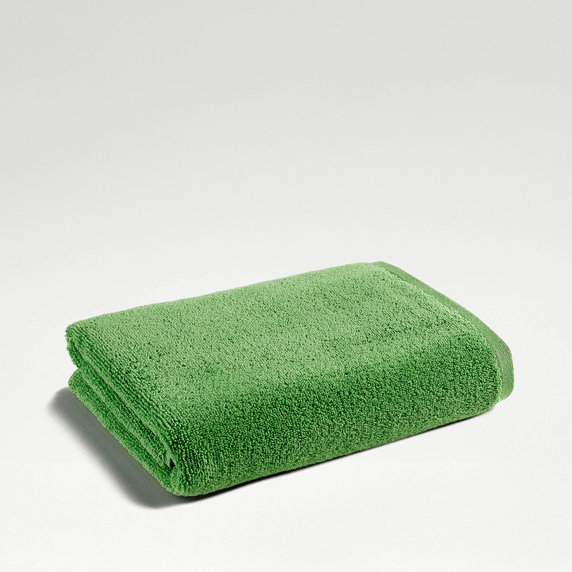 A light combed cotton bath towel at 450gsm, folded.