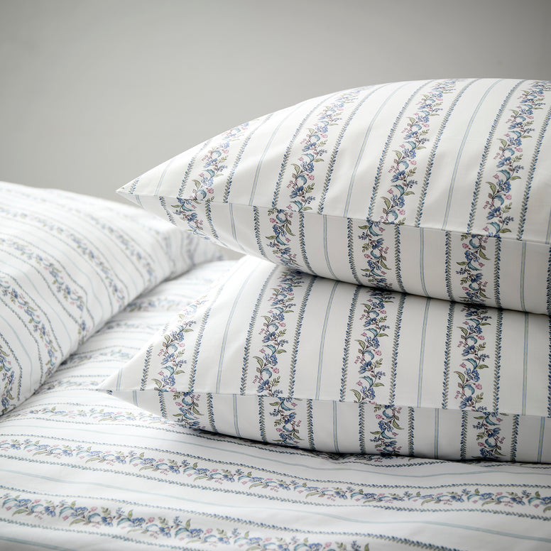 Clara Floral Standard Pillowcase Pair