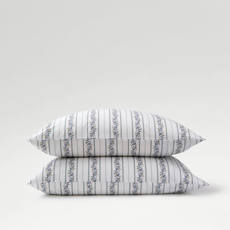 Clara Floral Standard Pillowcase Pair