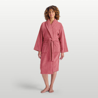 towelling dressing gown ladies uk John Lewis Luxury Organic Cotton Blend Towelling Dressing Gown, Pink