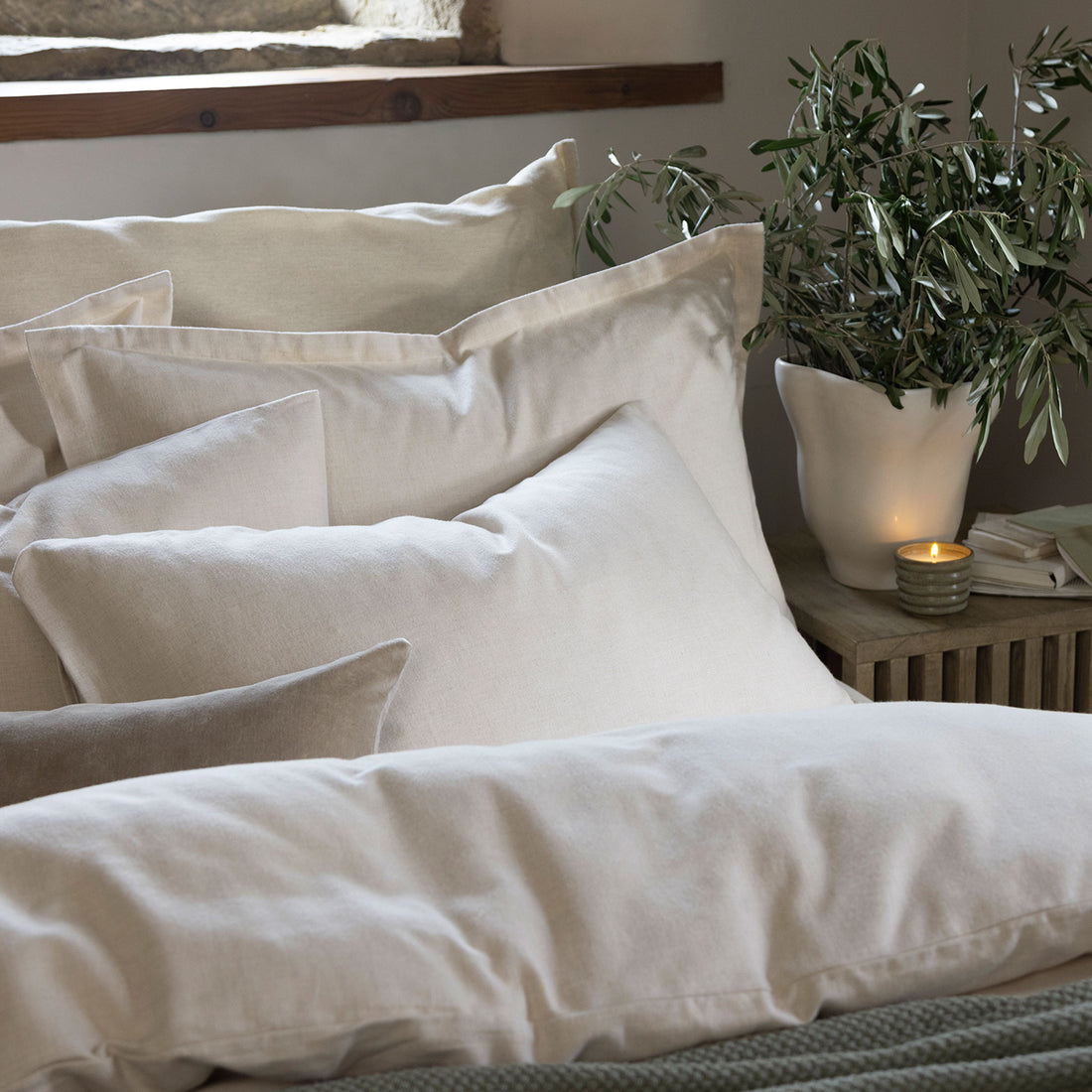 Flannel Marl Fitted Sheet Christy