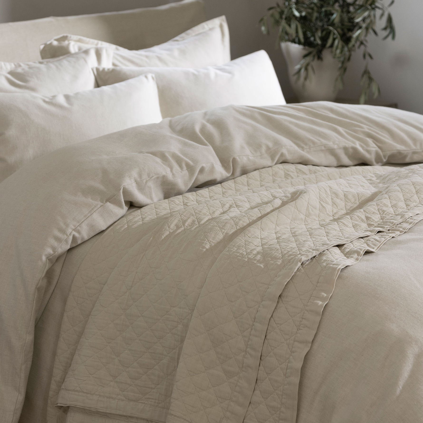 Flannel Marl Fitted Sheet Christy