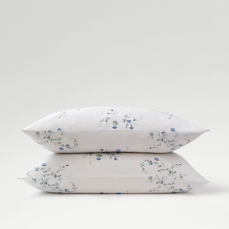 Forget Me Not Standard Pillowcase Pair