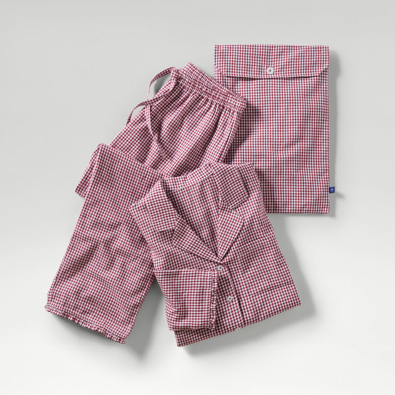 Gingham Ruffle Pyjamas