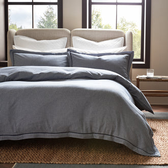Gingham Oxford Duvet Set