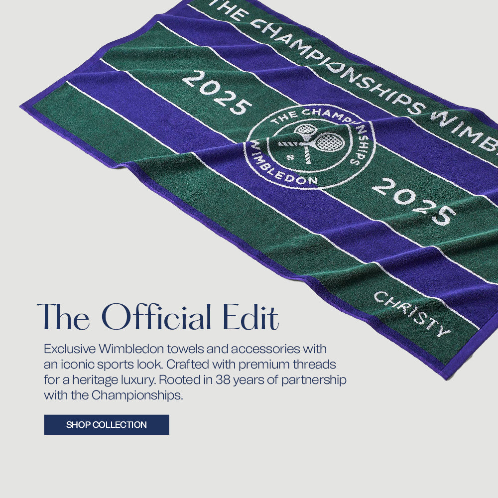 Official Wimbledon Towels 2025 | Christy