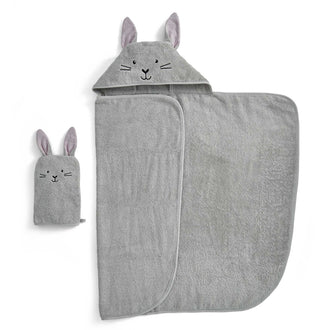 Bunny Cuddle Wrap & Mitt Set