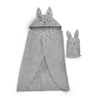 Bunny Cuddle Wrap & Mitt Set