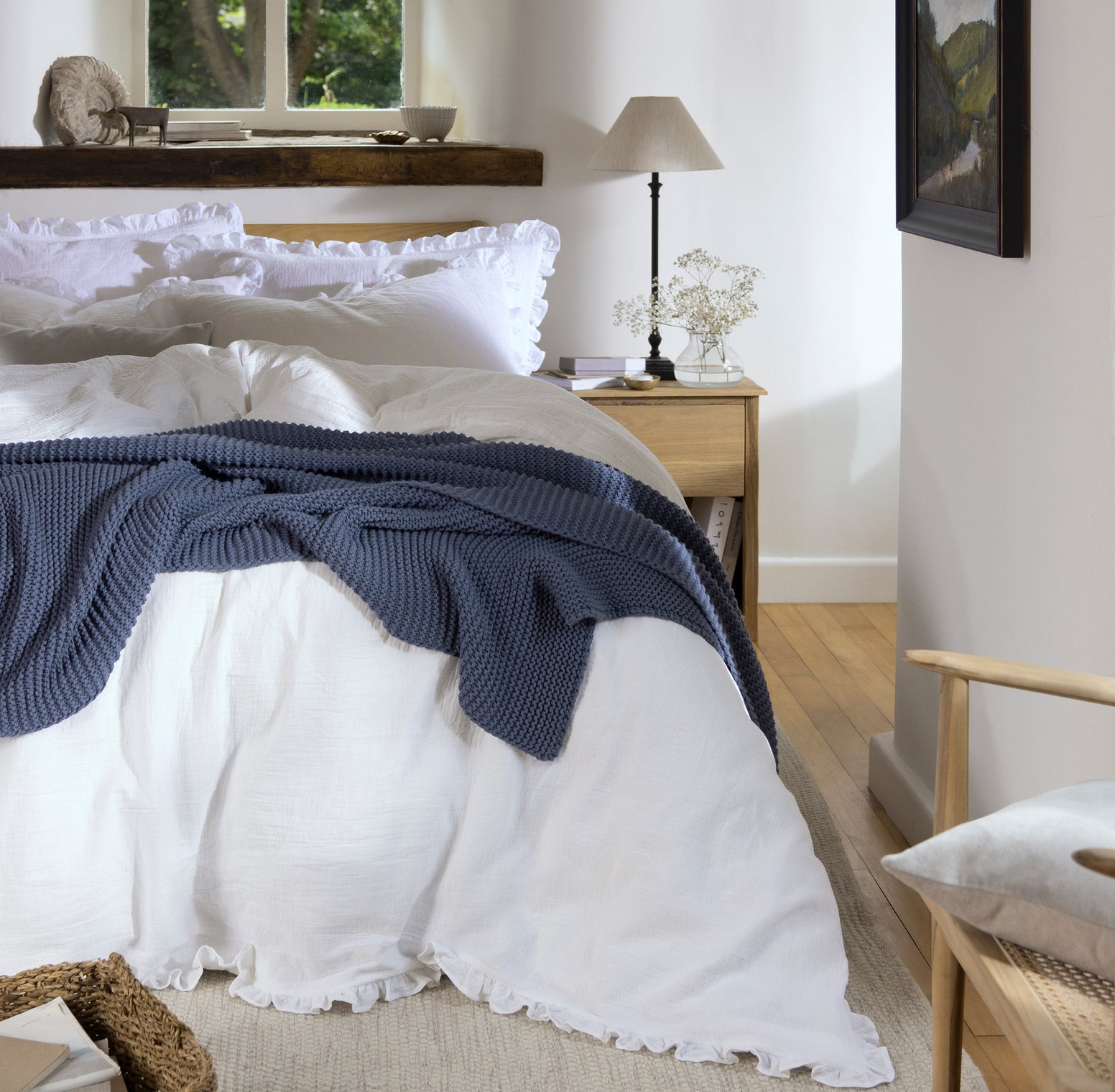 Organic Retreat Ruffle Duvet Set