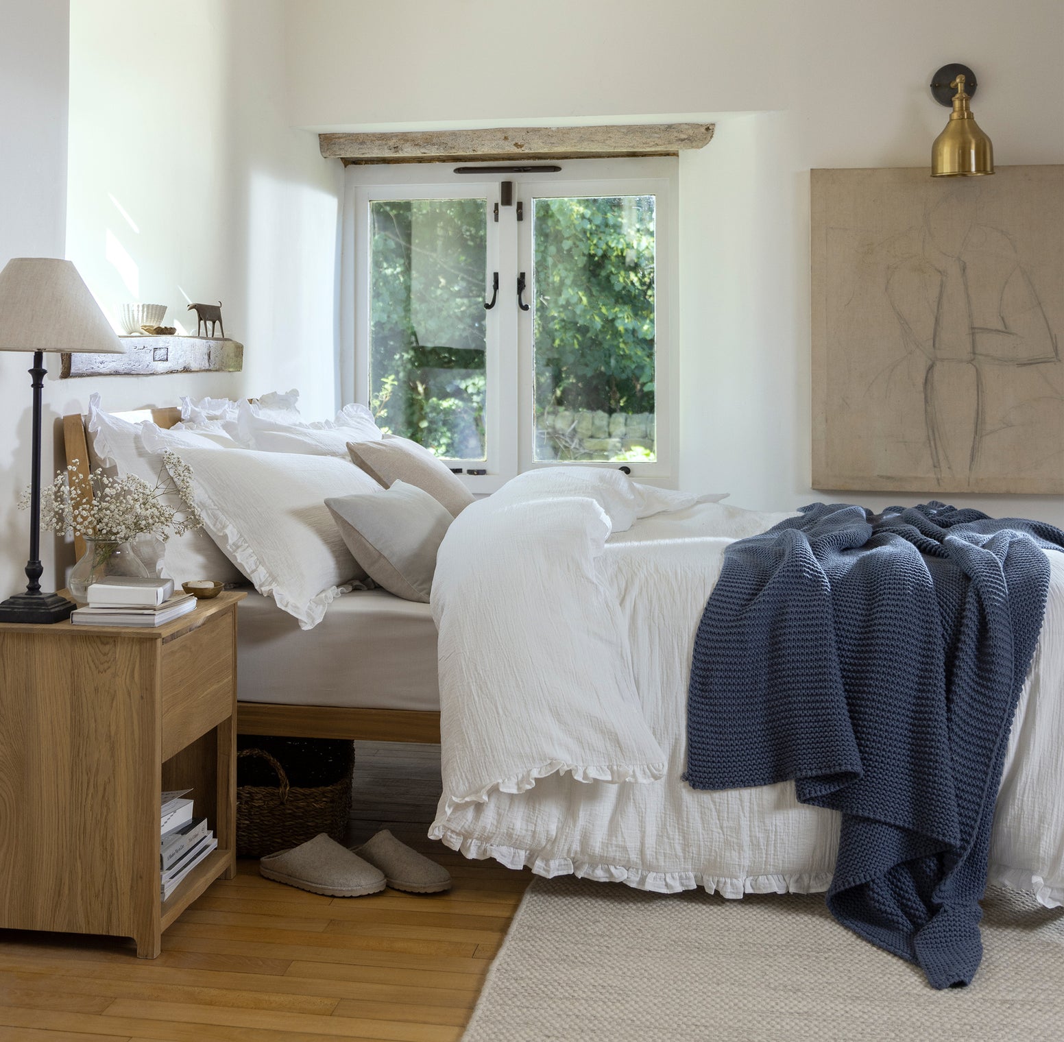 Organic Retreat Ruffle Duvet Set
