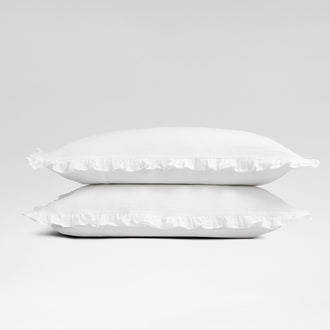 Organic Retreat Ruffle Pillowcases