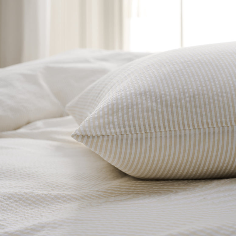 Seersucker Stripe Standard Pillowcase Pair